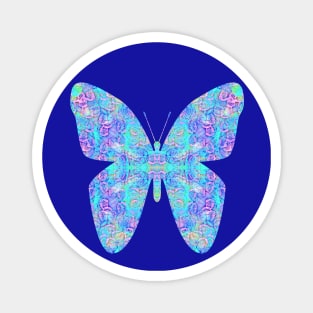 Aqua Butterfly Magnet